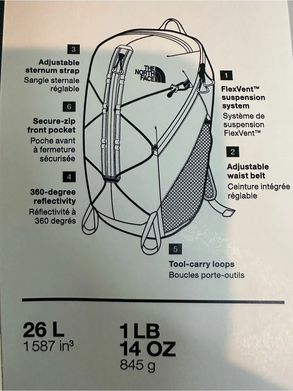 The North Face brand new